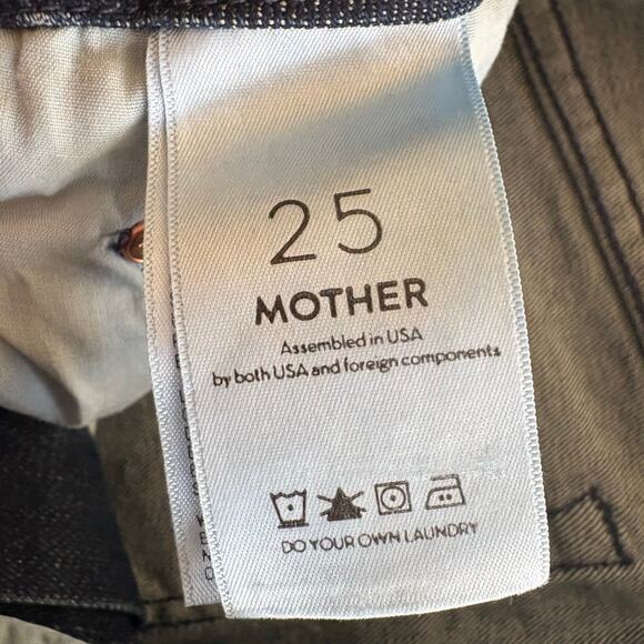 MOTHER The Looker Ankle Jeans Size 25 Here Kitty, Kitty Glitter Racer Stretch - Picture 5 of 12